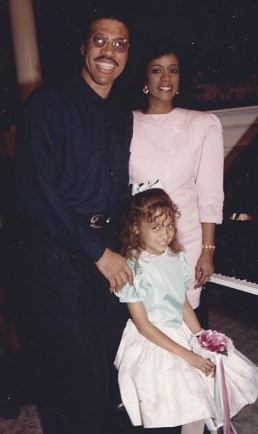 Brenda Harvey-Richie with her ex-husband Lionel Richie and daughter Nicole
